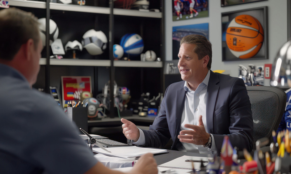 Services De Conseil Aux Athlètes -Protéger Le Joueur Avec Un But Et Un Héritage À Vendre 1